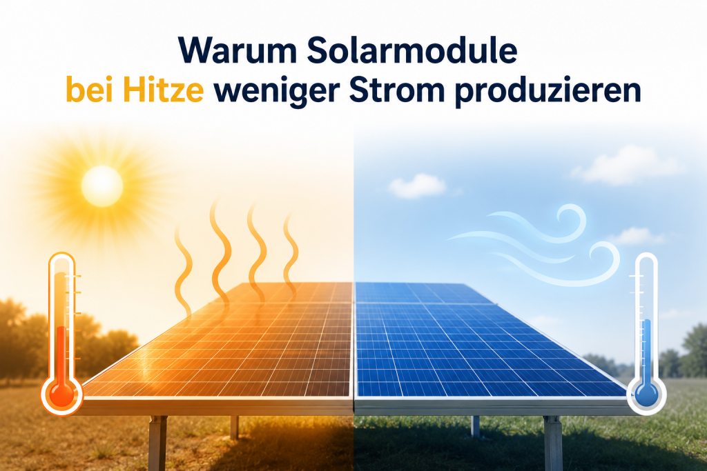 Warum Solarmodule bei Hitze weniger Strom produzieren Warum Solarmodule bei Hitze weniger Strom produzieren