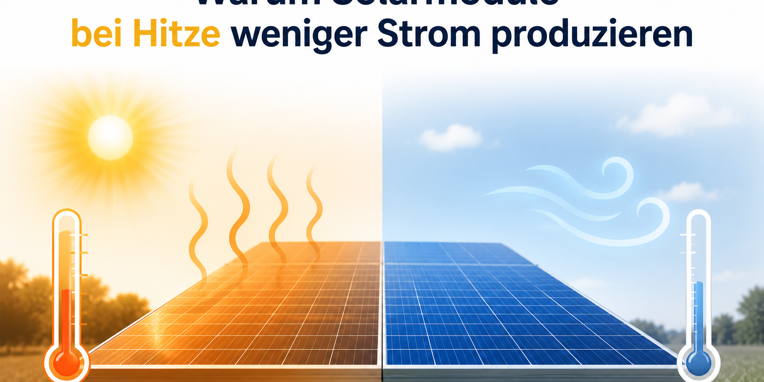 Warum Solarmodule bei Hitze weniger Strom produzieren Warum Solarmodule bei Hitze weniger Strom produzieren