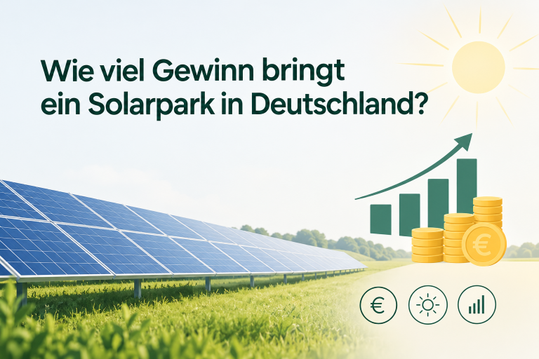 Wie viel Gewinn bringt ein Solarpark in Deutschland? Kosten, Ertrag und Rendite 2026 Wie viel Gewinn bringt ein Solarpark in Deutschland? Kosten, Ertrag und Rendite 2026