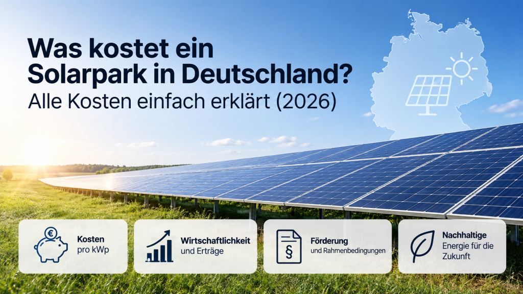 Was kostet ein Solarpark