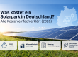 Was kostet ein Solarpark im Durchschnitt?