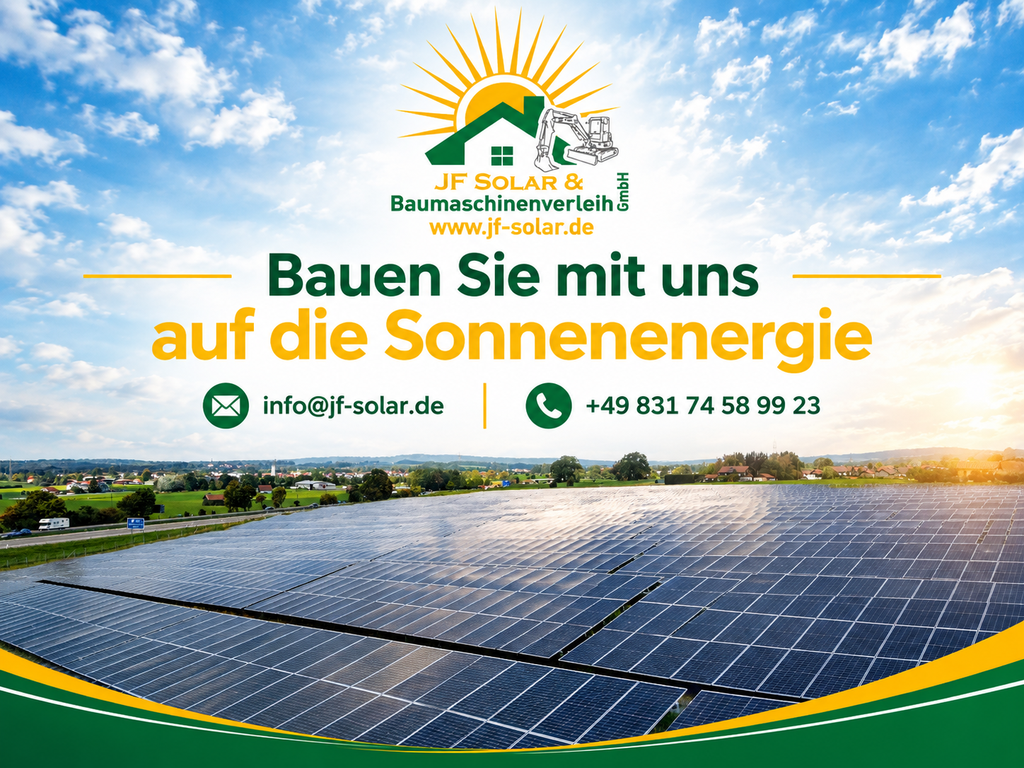 JF Solar Photovoltaik & Baumaschinenverleih Kempten (Allgäu) | JF Solar